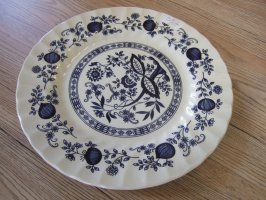 Porcelánový talíř - vzor cibulák - Anglie